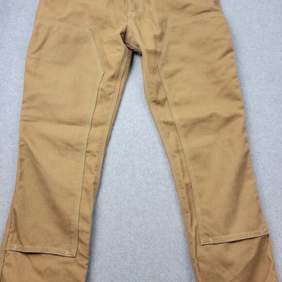 Patagonia Pants Womens 6 Brown Hemp Canvas Double Knee Workwear STY21815 Utility - Picture 2 of 13